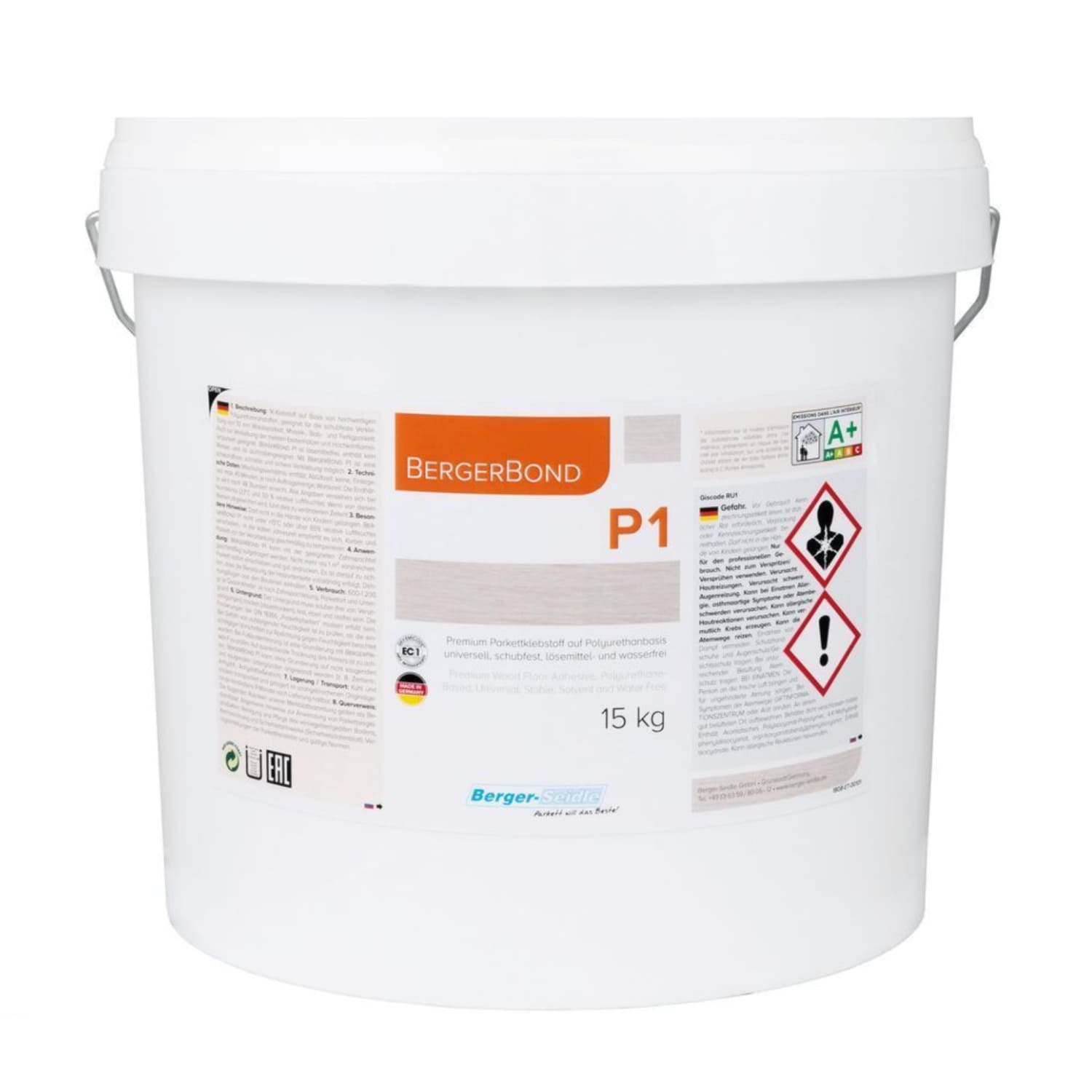 Клей для паркета Berger-Seidle Bond P1 полиуретановый 15 кг